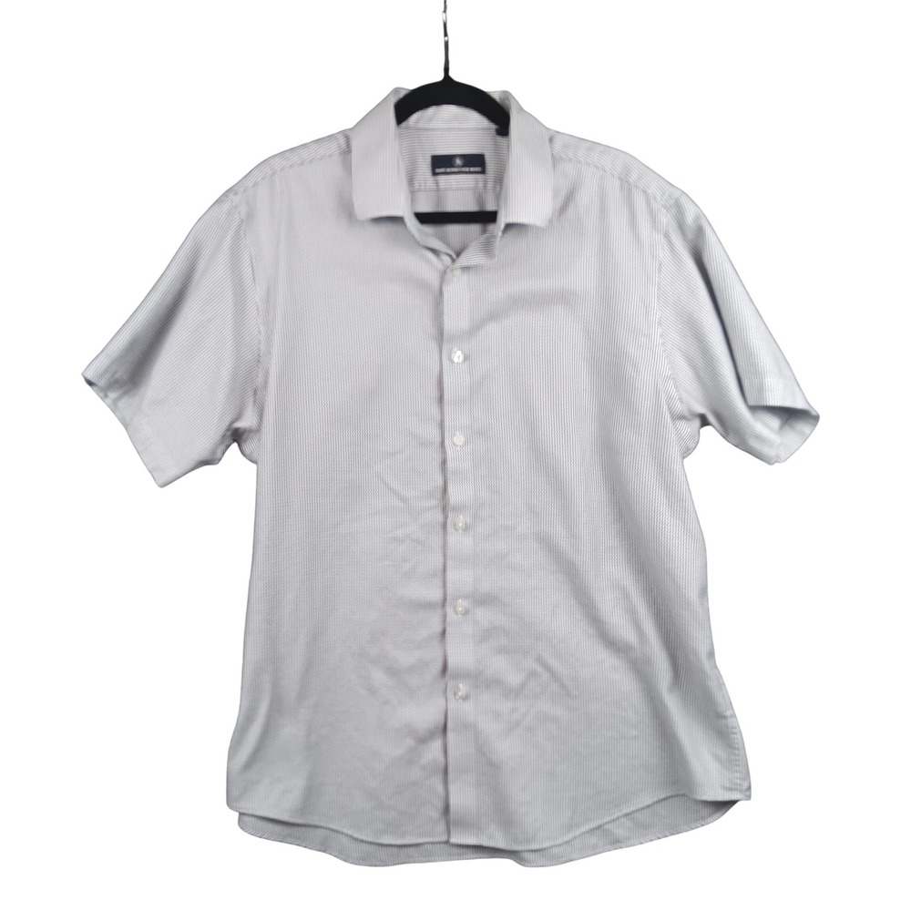 Hart Schaffner Marx XL Short‎ Sleeve Button Up Shirt Menswear